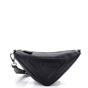Prada Triangle Logo Zip Crossbody Bag #249151P13B